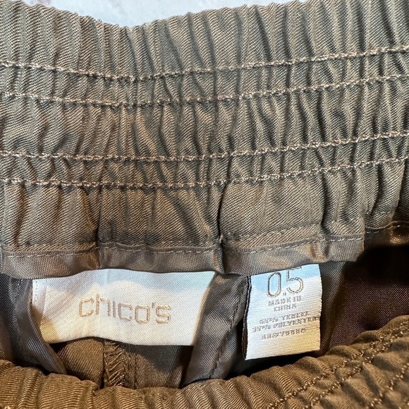 Chico's Ultimate Fit Tencel twill cuffed ankle women's pants, sz .5 S/6, NWT $79 - Picture 3 of 7